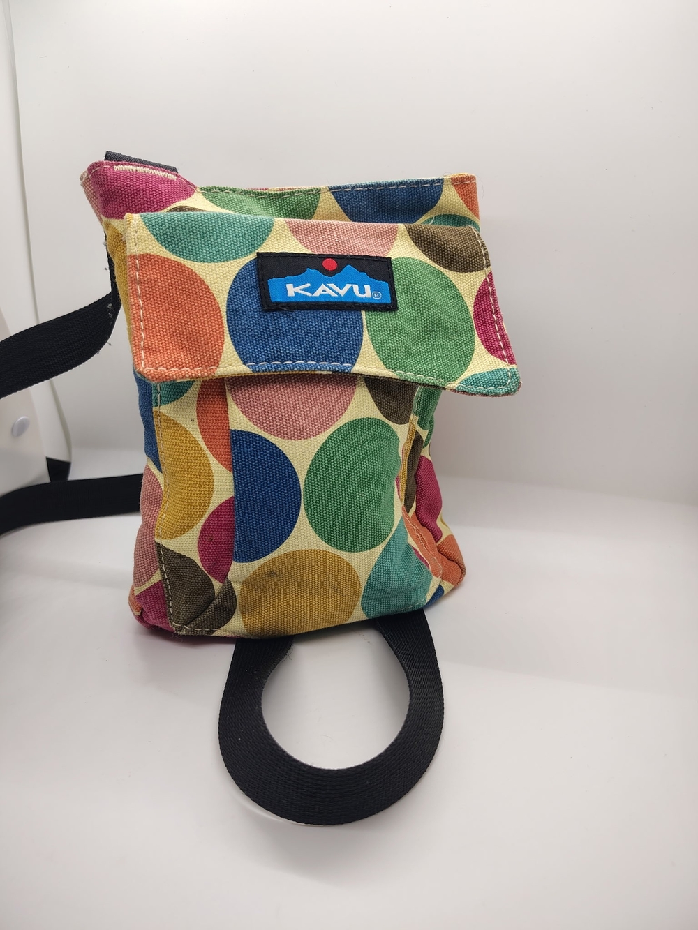 Kavu Colorful Dot Crossbody Bag - Multicolor Circles